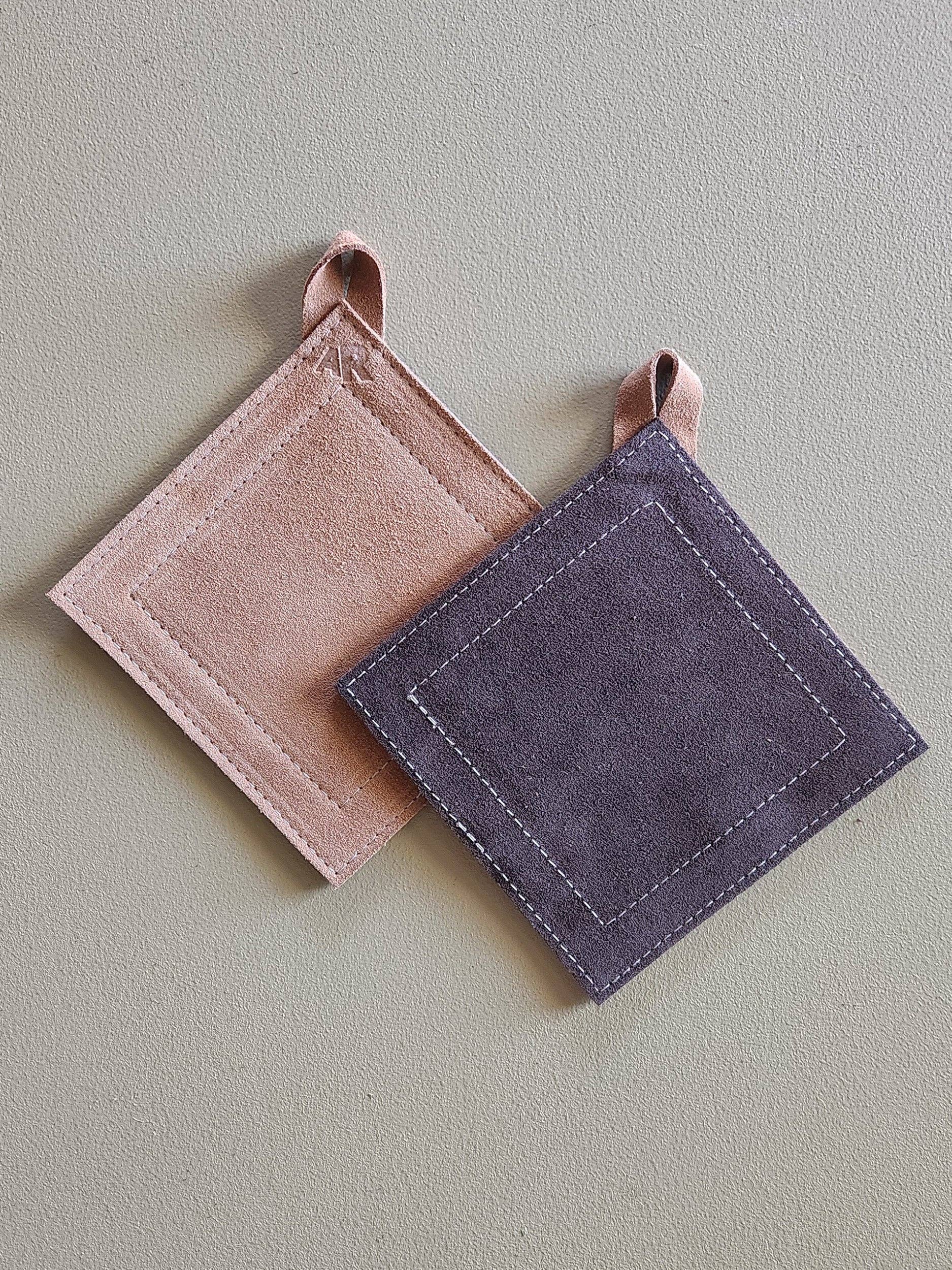 Suede Potholder - Chocolate