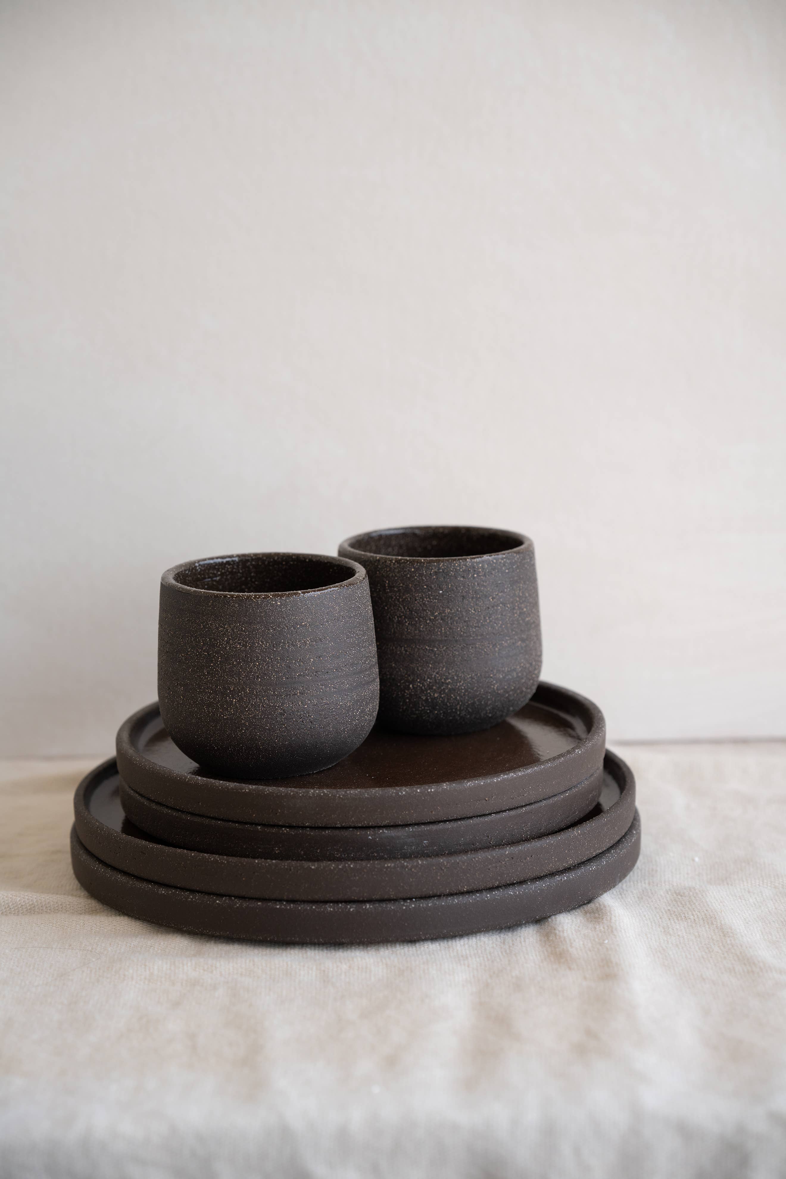 Stoneware Coffee Cup "Pumpernickel"