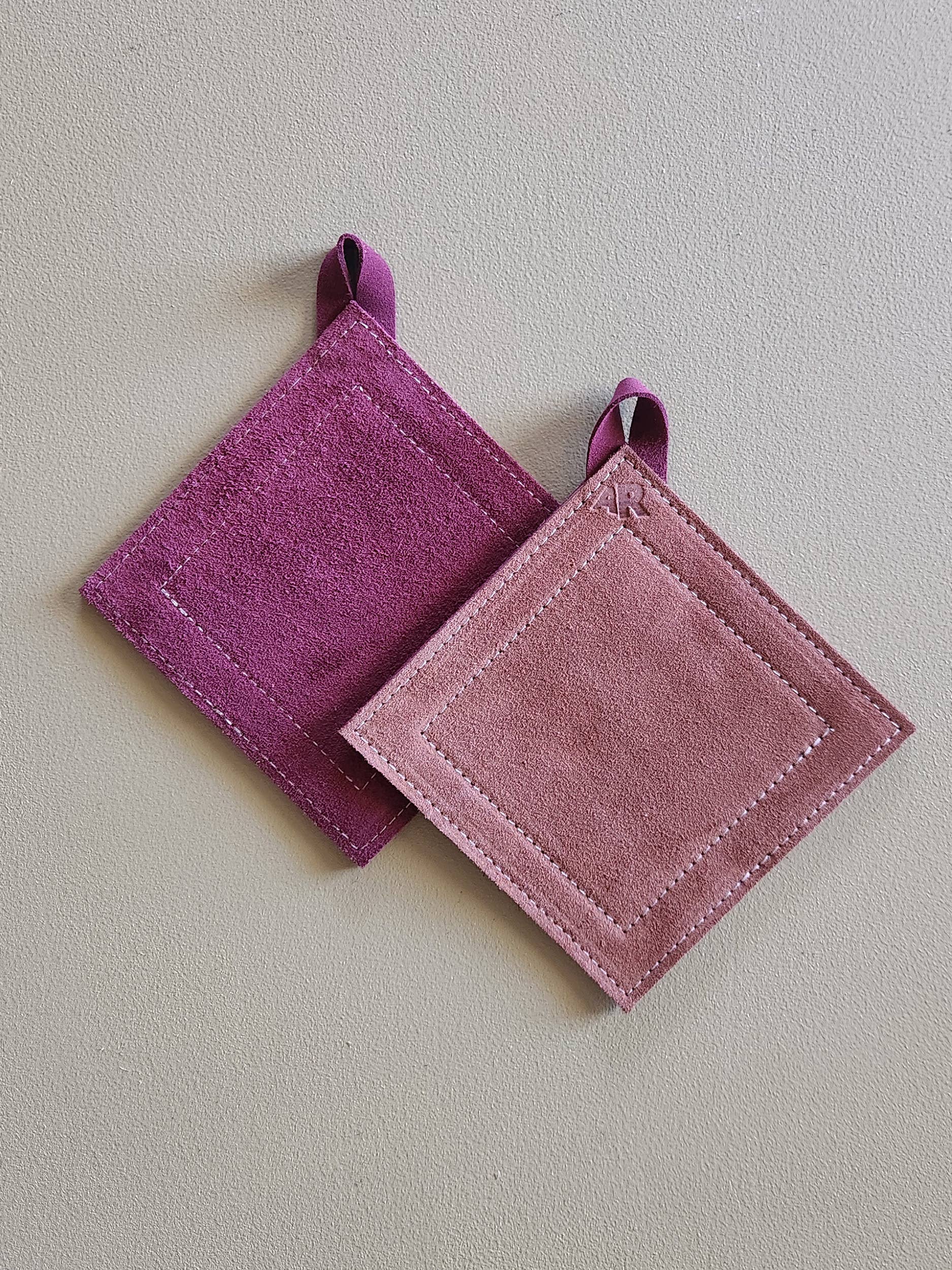 Suede Potholder - Eggplant