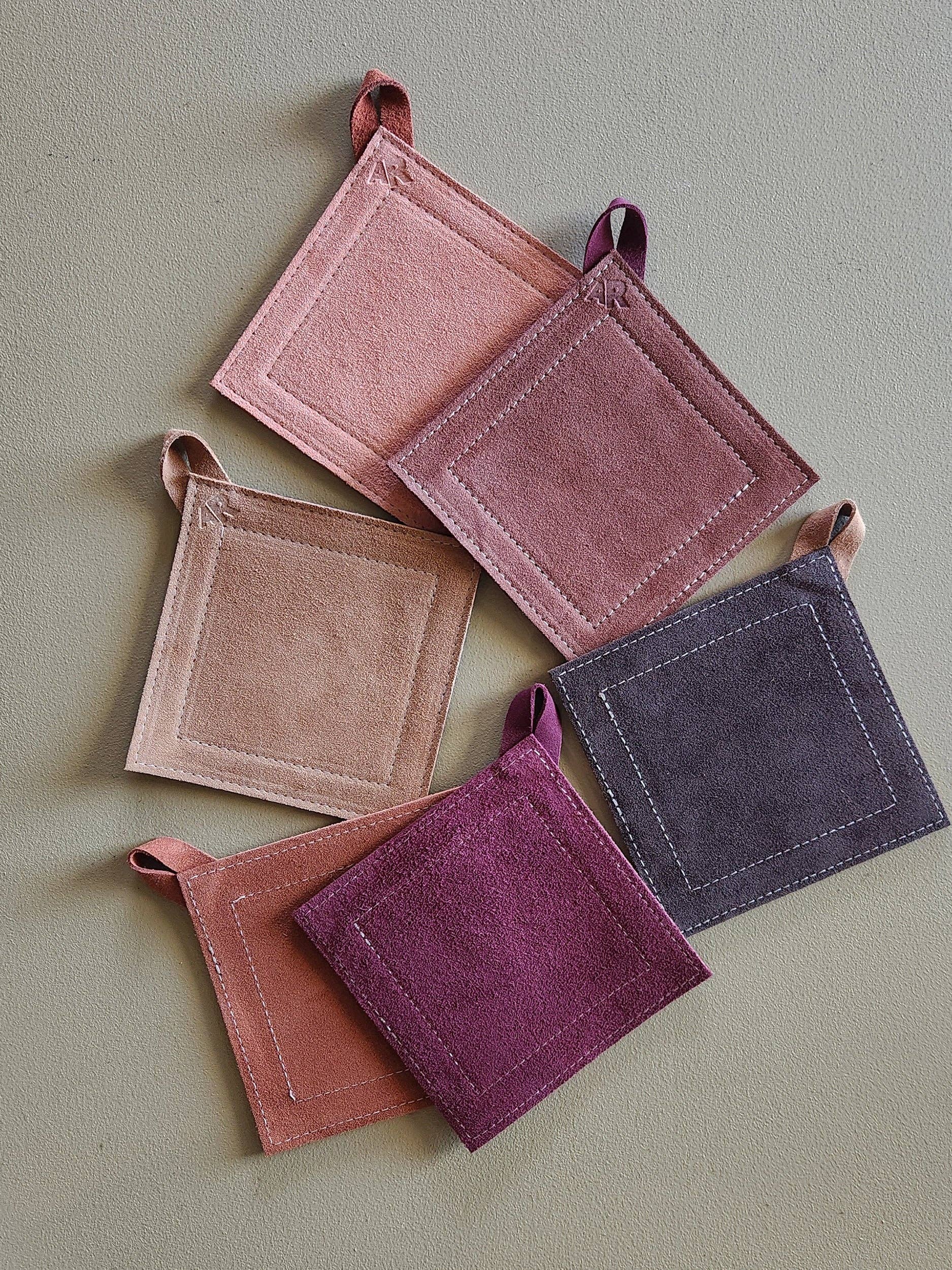 Suede Potholder - Eggplant
