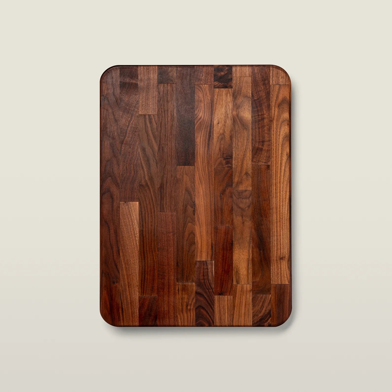 John Boos Walnut Blended Charcuterie Board With Rubber Feet, 1-1/2" Thick