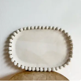 Beaded Salto Platter