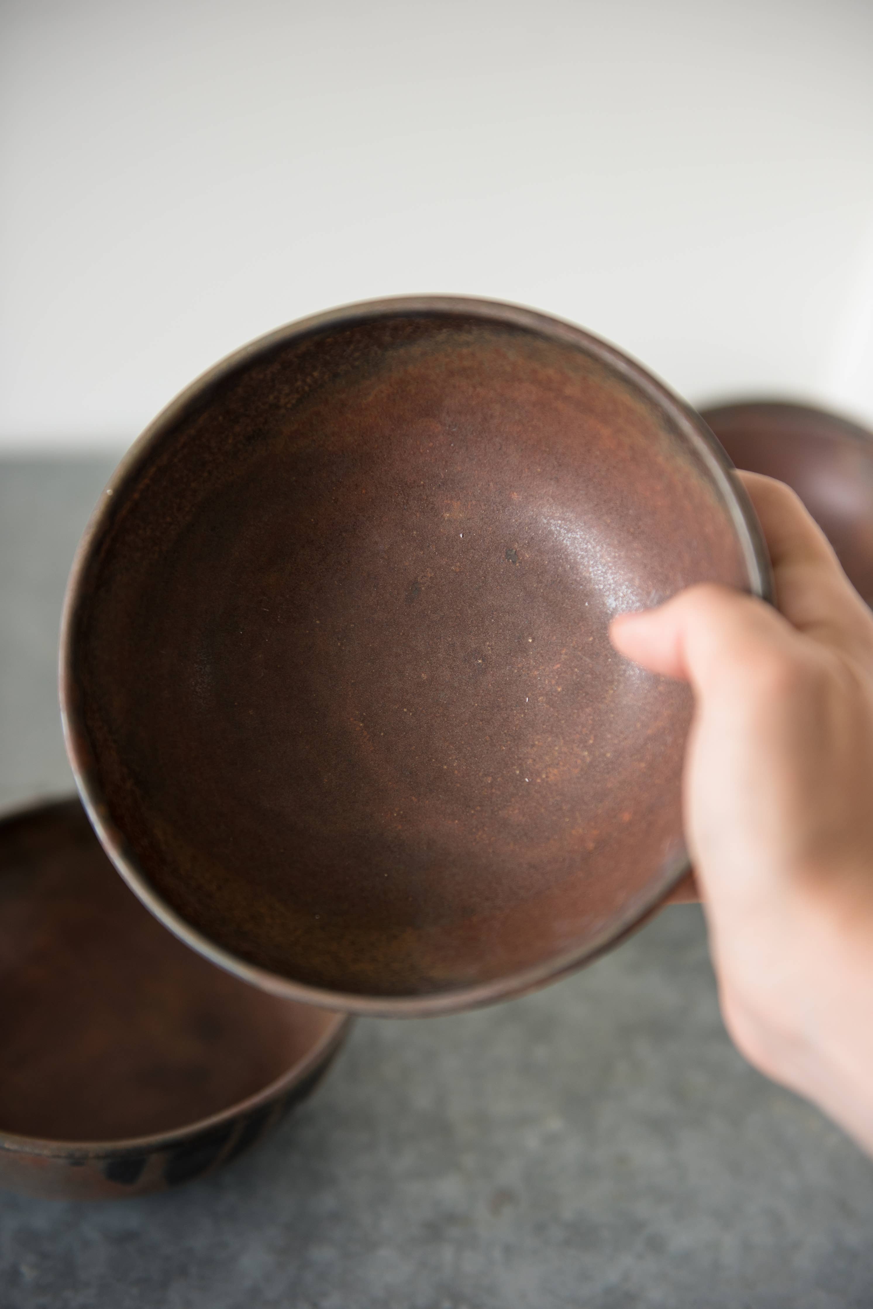 Rust Stoneware Everyday Bowl