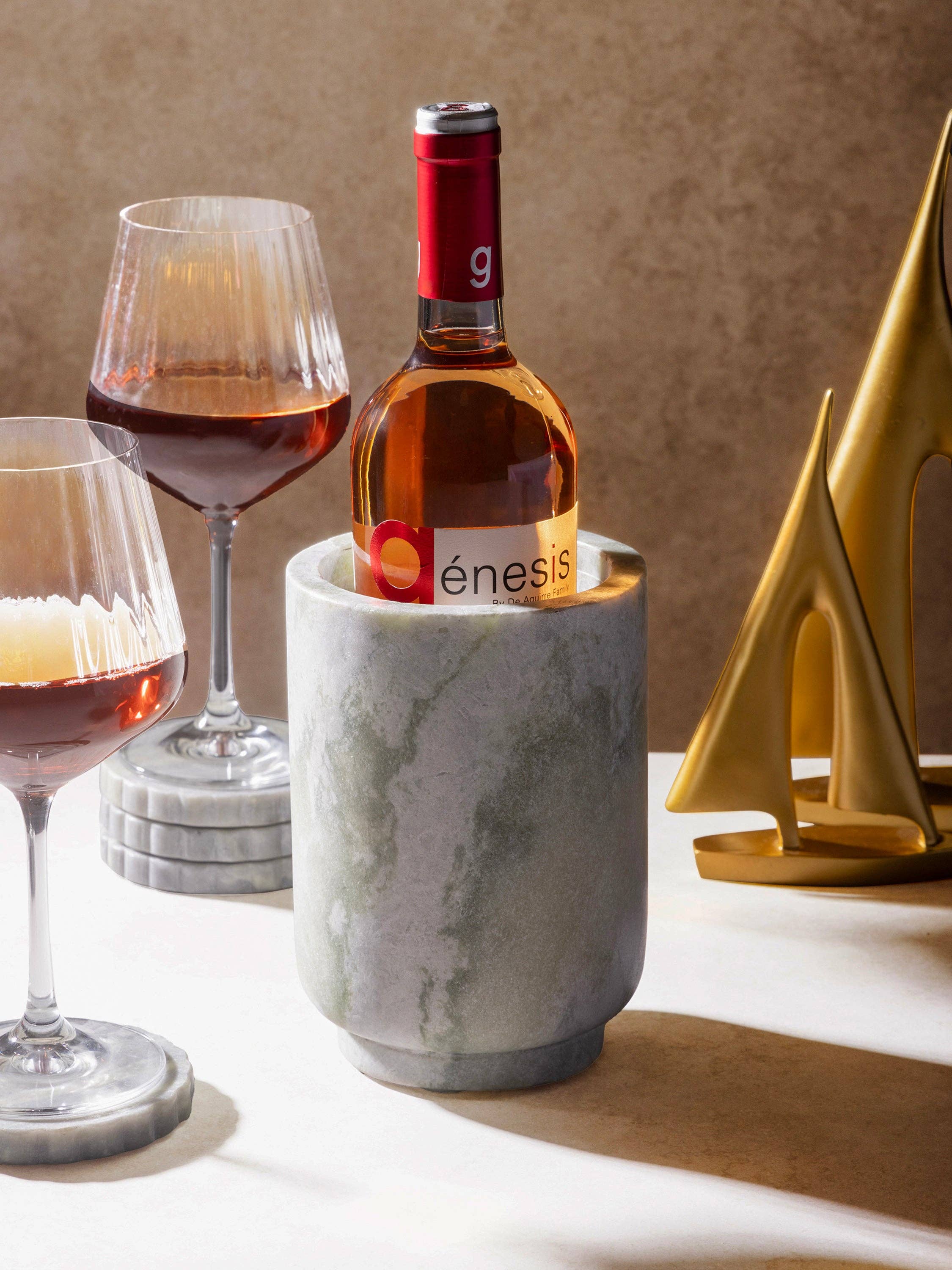 Chamonix Cylindrical Onyx Wine Chiller