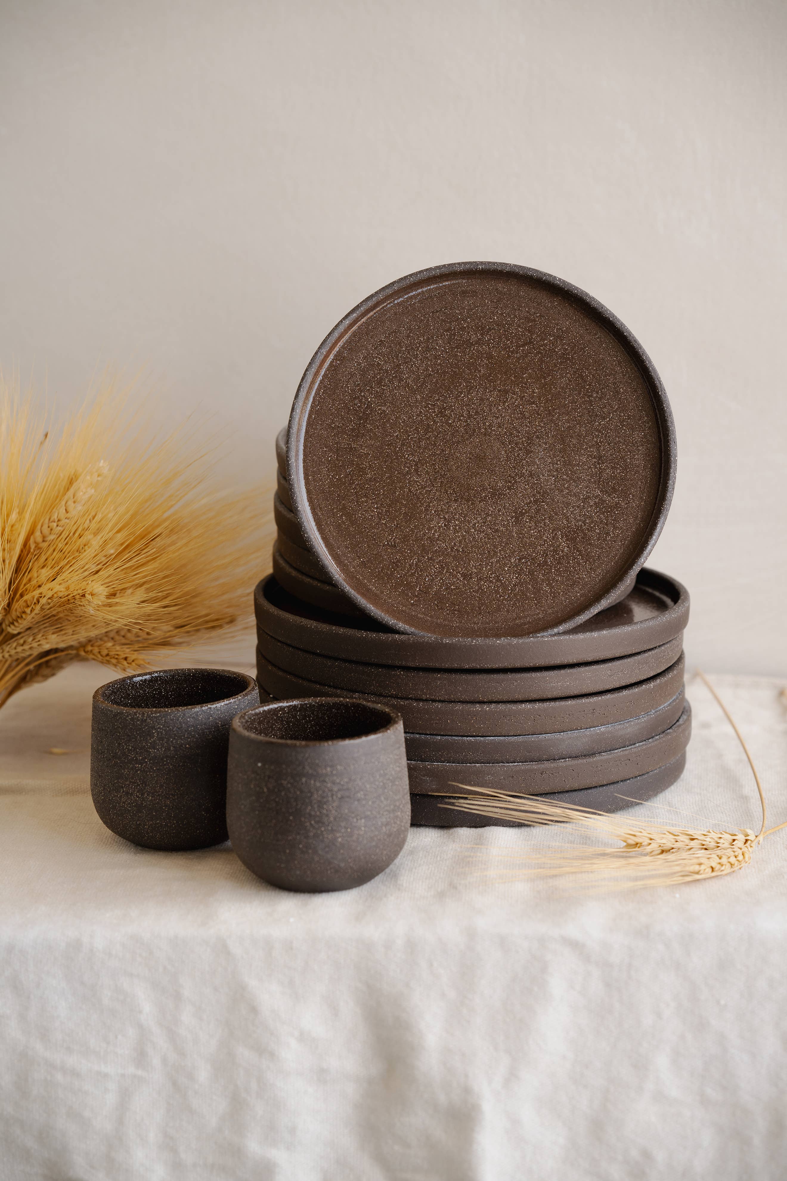 Stoneware Coffee Cup "Pumpernickel"