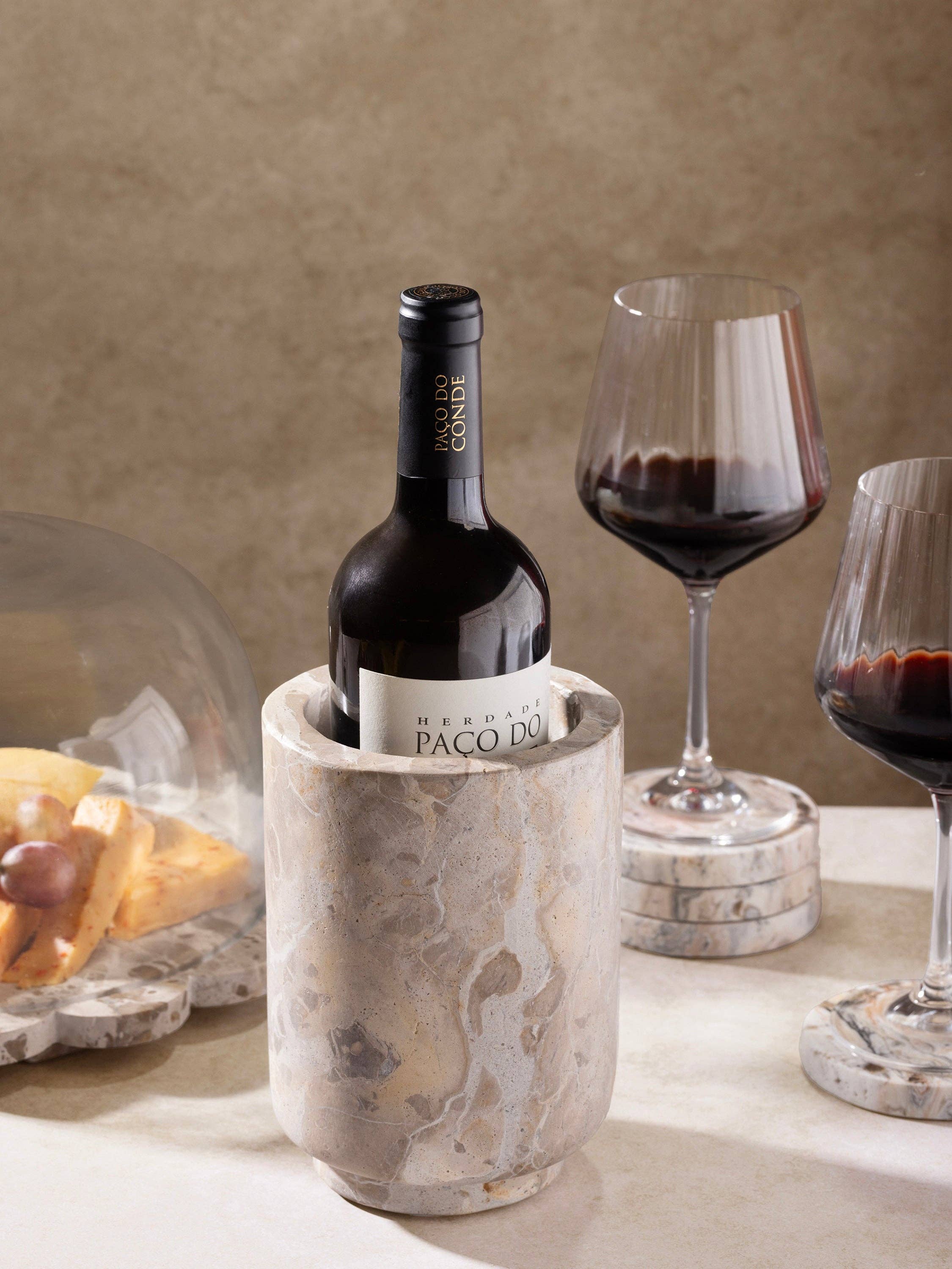 Chamonix Cylindrical Onyx Wine Chiller