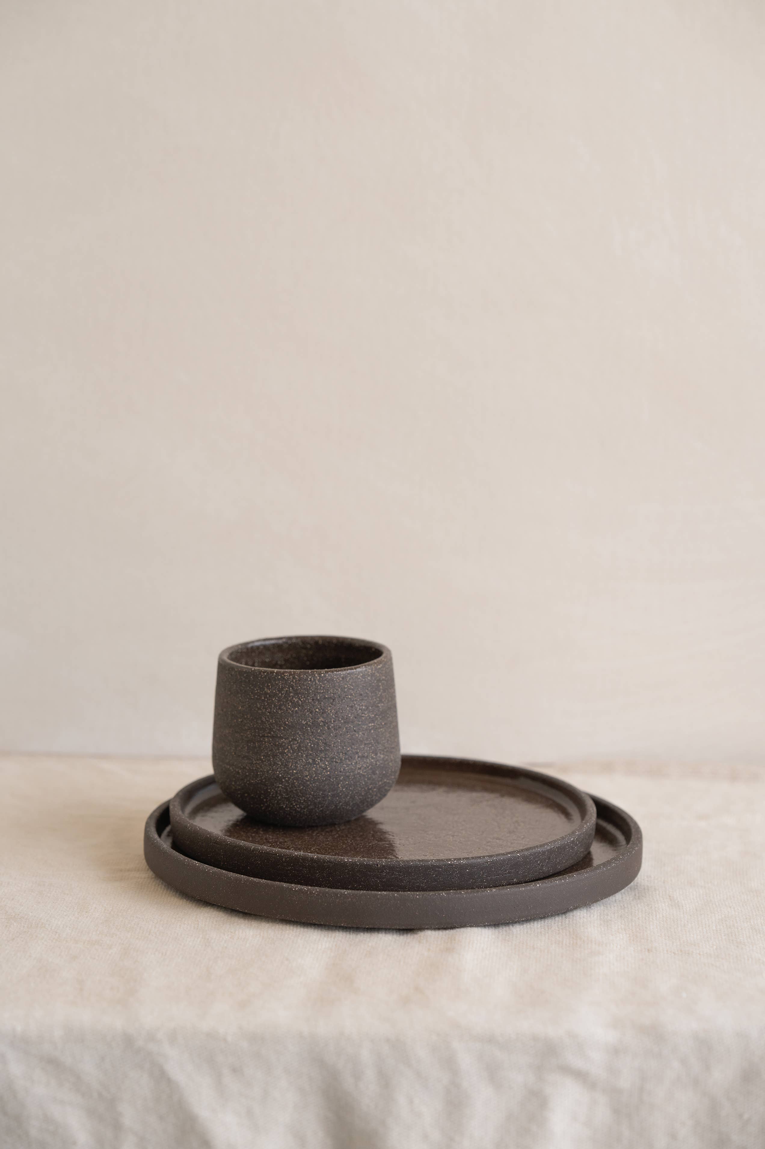 Stoneware Coffee Cup "Pumpernickel"